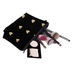 Deanfun Makeup Case Small, Cosmetic Zipper Bag Waterproof for Heart D2-51356