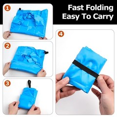 1|2|4 Pack Available1 Foldable Shopping Bag, Medium, A1-black