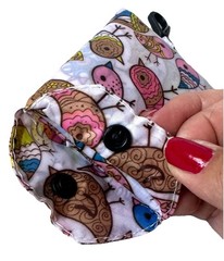 Foldable Reusable Shopping Tote Bag Bird Print Portable Grocery Bag Pouch