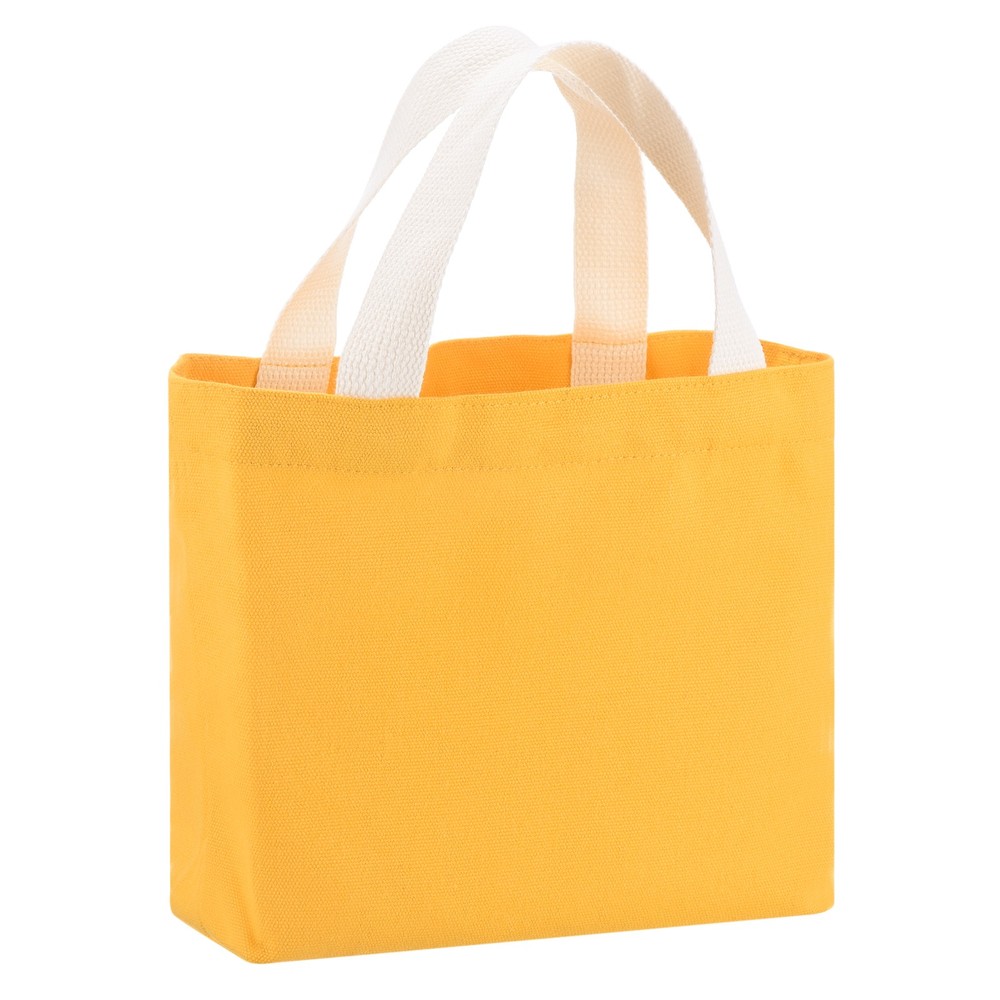 Women’s Small Canvas Bag, Brand 11x2x7″ Bags, Dark Yellow