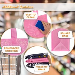 6 Pack Reusable Grocery Bags Large Shopping Bags Grocery Totes with Handle