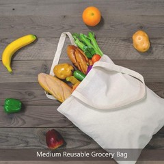 12 Pack Cotton Tote Bags Medium Reusable Shopping Gift Eco-Friendly Durable