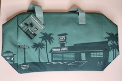 Trader Joe’s 8 Gallons Reusable Bag Cooler Large Insulated Tote Dusty Blue NWT