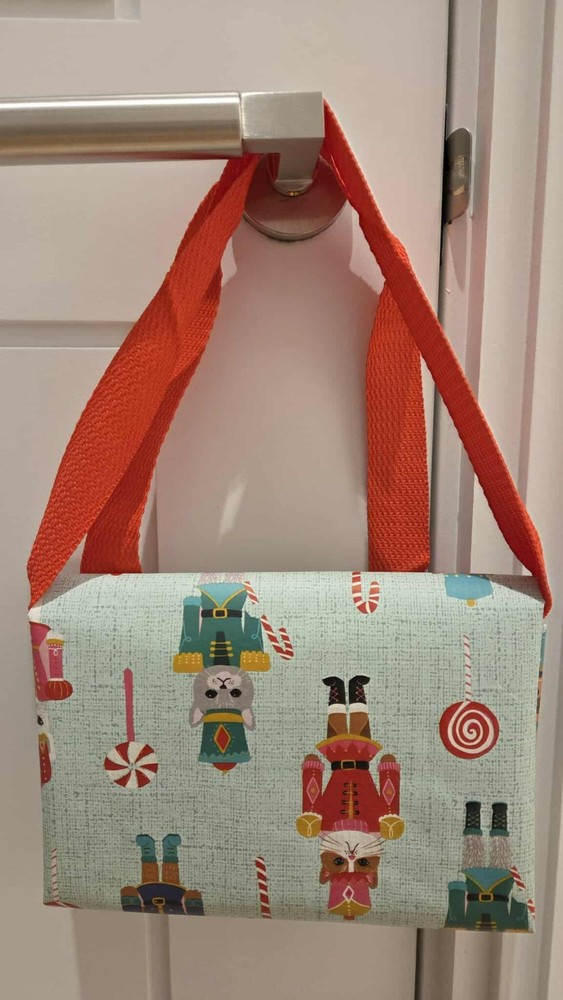 NWT TJ MAXX- Christmas Nutcracker Cats – Large Reusable Shopping Tote Eco Bag