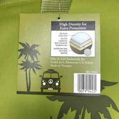 Trader Joe’s Large Reusable Insulated Cooler Grocery Tote Bag — Olive Green NWT!