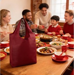 Reusable Grocery Bags Foldable Shopping Tote 10 Pack 10 Colors Packable W/