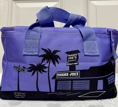 Trader Joe’s Valentines Day Mini Insulated Tote Bag- Bundle Lavender / Pink