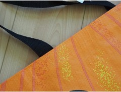 Smiling Pumpkin Face Halloween Trick or Treat Bright Orange Reusable Durable Bag