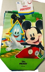 2 Pack Disney Jr Mickey 7x8x3.5 Inch Bags Kids Character Party W/Handles