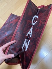 New LULULEMON TEAM CANADA Dark Red Reusable Shopping Gym Lunch Bag XLARGE Jumbo