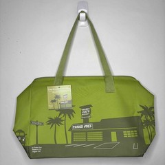 Trader Joe’s Large Reusable Insulated Cooler Grocery Tote Bag — Olive Green NWT!