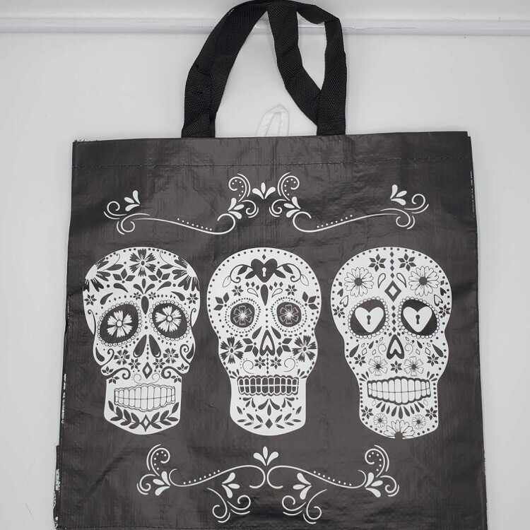 Tesco Day of the Dead Tote Bag Skull DotD Dias Muertas Black Halloween 2020 New