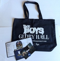 Bundle Set Of 5 Pcs The Boys Glory Hall Exclusive Tote Bag Postcards Metal Pin B