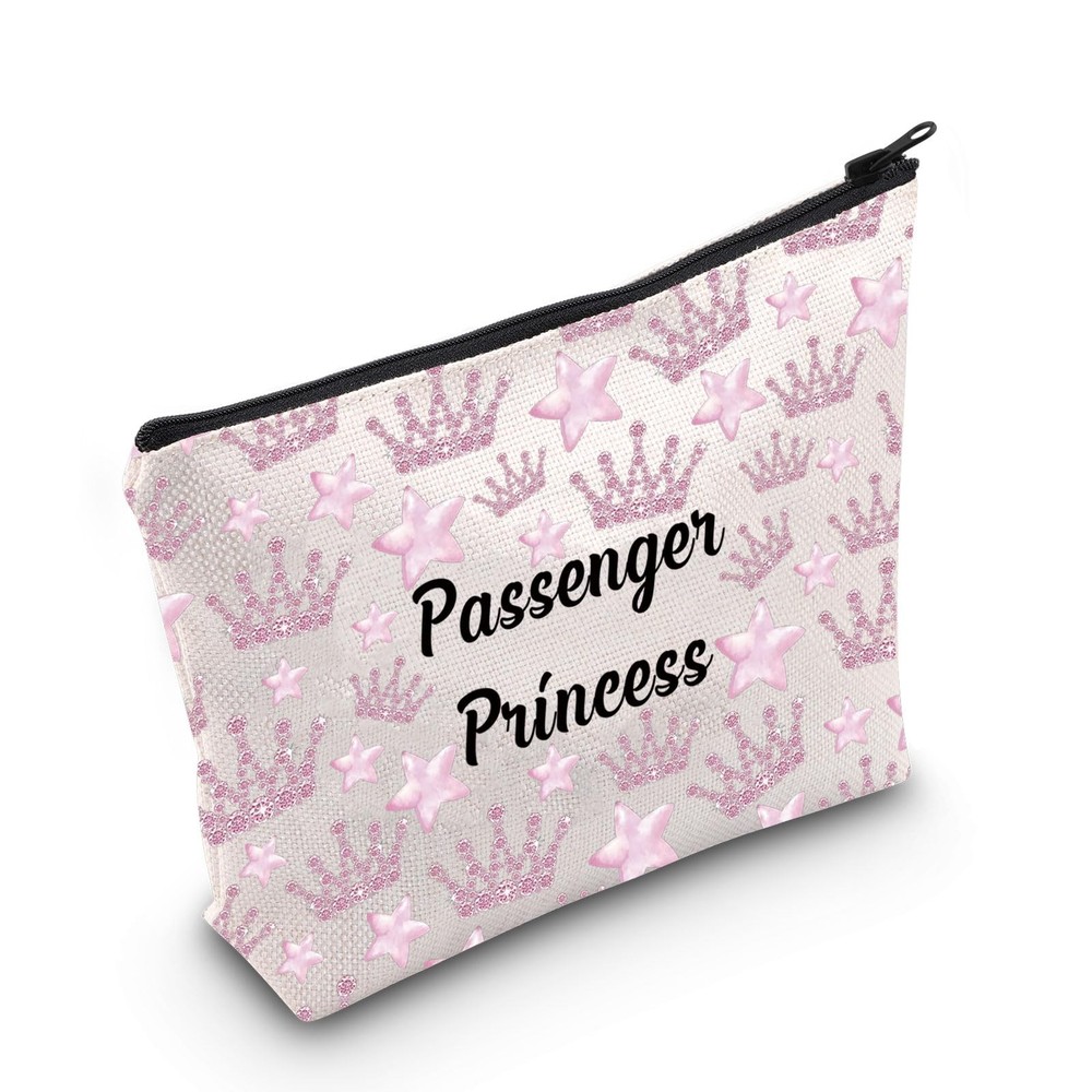 MNIGIU Funny Girlfriend Cosmetic Bag Passenger Princess Makeup