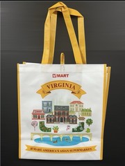 H-Mart Supermarket Grocery Shopping Tote Reusable Bag – VIRGINIA – Collectibles