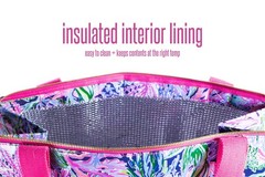 Insulated Market Shopper Bag Large Capacity, Oversize Reusable Grocery Tote w…