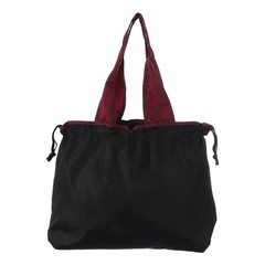 14.3 x 13.4 Inch Washable Shopping Bags with Handles for Shopping, Black