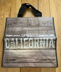 Keep Cool Bag Tote Northern California Wood Pattern – Large 16″ x 16″ x 9”