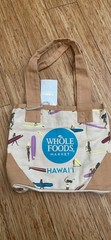 Whole Foods Hawaii Exclusive Mini Tote Bag.NWT organic cotton