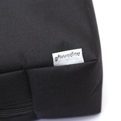 Augbunny 600D Portable Multi-purpose Zipper Waterproof Travel Medium, Black