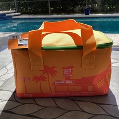 NEW! Trader Joe’s Mini Tote Bag Insulated New Summer 2026-Orange/Green!
