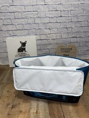 Trader Joe’s Large Insulated Cooler Tote Bag Blue Color 8 Gallon Beach Cooler