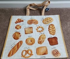 New Marshalls – Yummy Fancy Baked Goods – Large Reusable Shopping Tote Eco Bag