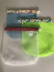 Medium Heavy Duty Eco-friendly Reusable Bags For Vegetables Grocery Items & More