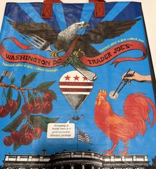 1 Washington DC Trader Joe’s & Everyday Reusable Shopping Tote Bag 6 Gallon NWT