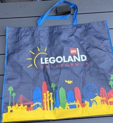 LEGOLAND California Resort Reusable Jumbo Shopping Tote Bag – 24”x29”x10”