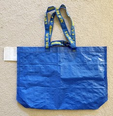 Ikea FRAKTA 10-Gallon 17-3/4″ x 17-3/4″ x 7″ Shopping Bag 603.071.07