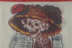 Mexican Catrina Day of the Dead Tote Bag Reusable Shopping Bag # 219