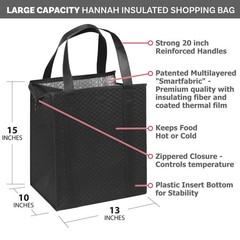 Smart Large Capacity Heavy Duty Insulated Shopping Bag