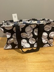 N Gil 31 Large Utility Tote in Baseball Pattern New