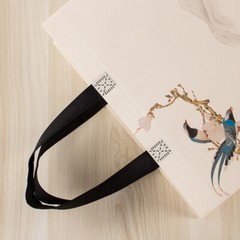 Reusable Canvas Grocery Shopping Convenient Tote Bags Non Woven Cloth for Women