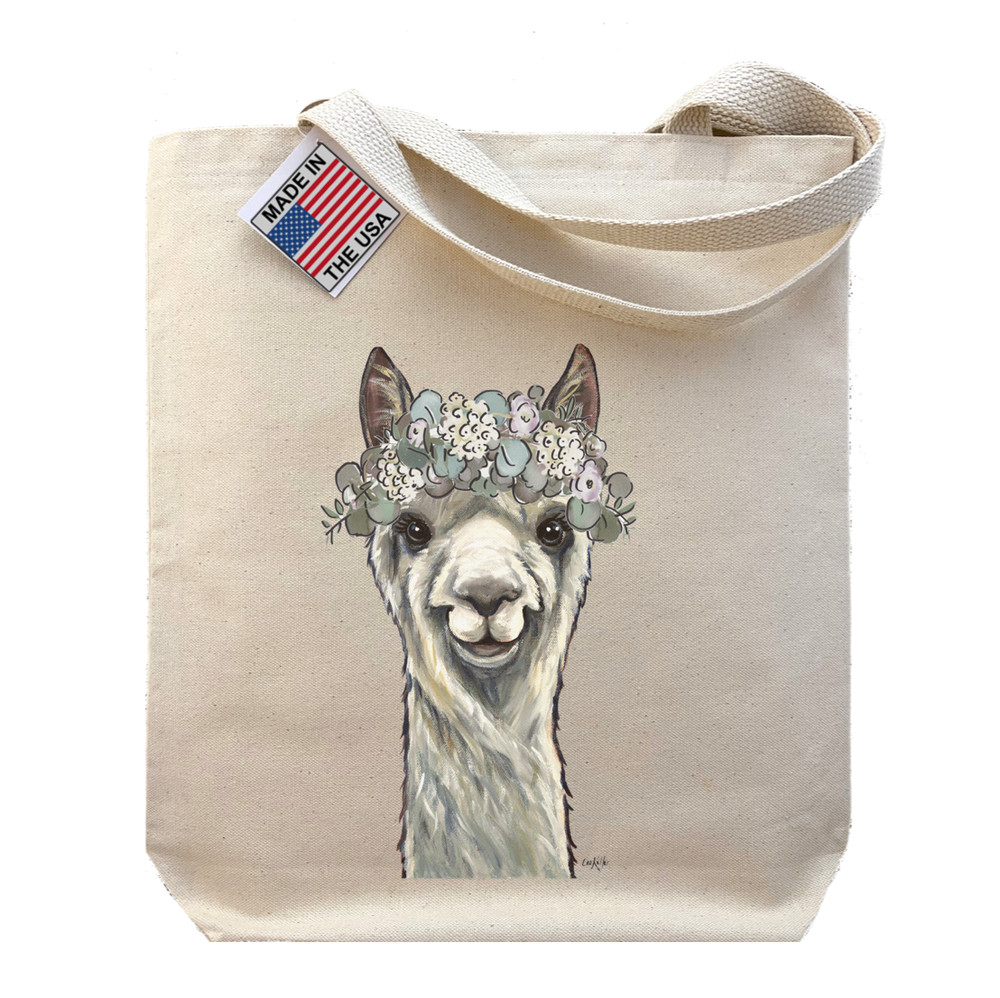 Alpaca Tote Bag, Farmhouse Neutral