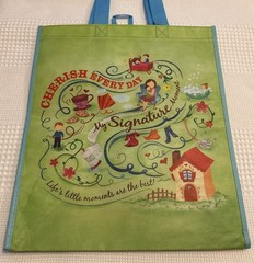 Safeway Signature Reusable Shopping Bag Tote Eco Family & Love NWOT