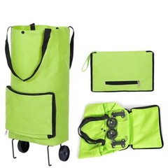 Foldable Shopping Trolley Bag – Wheeled, Reusable, Large, Eco-Friendly, Grocery