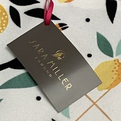 Waitrose Sara Miller Toucan Bag London Lemon Lime Crown Bird Leaves New
