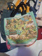 Huge Canvas Bag Tote Bag Shopping Bag Lot Nike Barnes & Noble Trader Joe’s