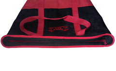 Trader Joe’s Reusable Black and Red Trees Insulated Freezer Grocery Bag