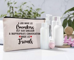 Dwept Funny Coworker Gifts Makeup Bag, Farewell Leaving Going Away color-4