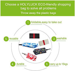 Bolsas reutilizables para compras paquete de 3 diseno de flores azul geometrico