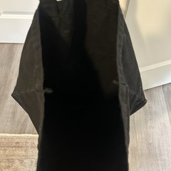 Canvas black reformation tote