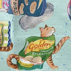 New TJMaxx Extra Large 3 x Shopping Bags Cats in Chip Bags Cute