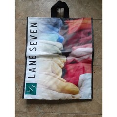 Lane Seven L/7 Reusable Grocery Laundry Bag Lot of Two Sz 20″ x 17″ NWOT