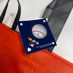 Baltimore Orioles Baseball Orange + Black Reusable Shopping Tote Bag MLB NWT NEW