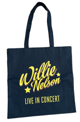 Willie Nelson Live in Concert Fabric Tote Shoulder Bag Shopper Souvenir