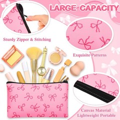 SilTriangle 24 Pieces Funny Cosmetic Bags Bulk Make up Zipper colourful