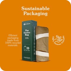 Reusable Grocery Shopping Bag – Medium Sustainable Washable Paper Premium Qua…